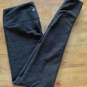 Lululemon Stretch Pants/Leggings, Dark Grey, Size 4